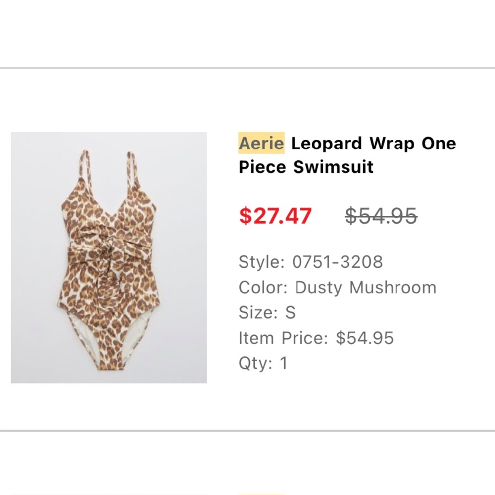 Aerie Wrap Swimsuit